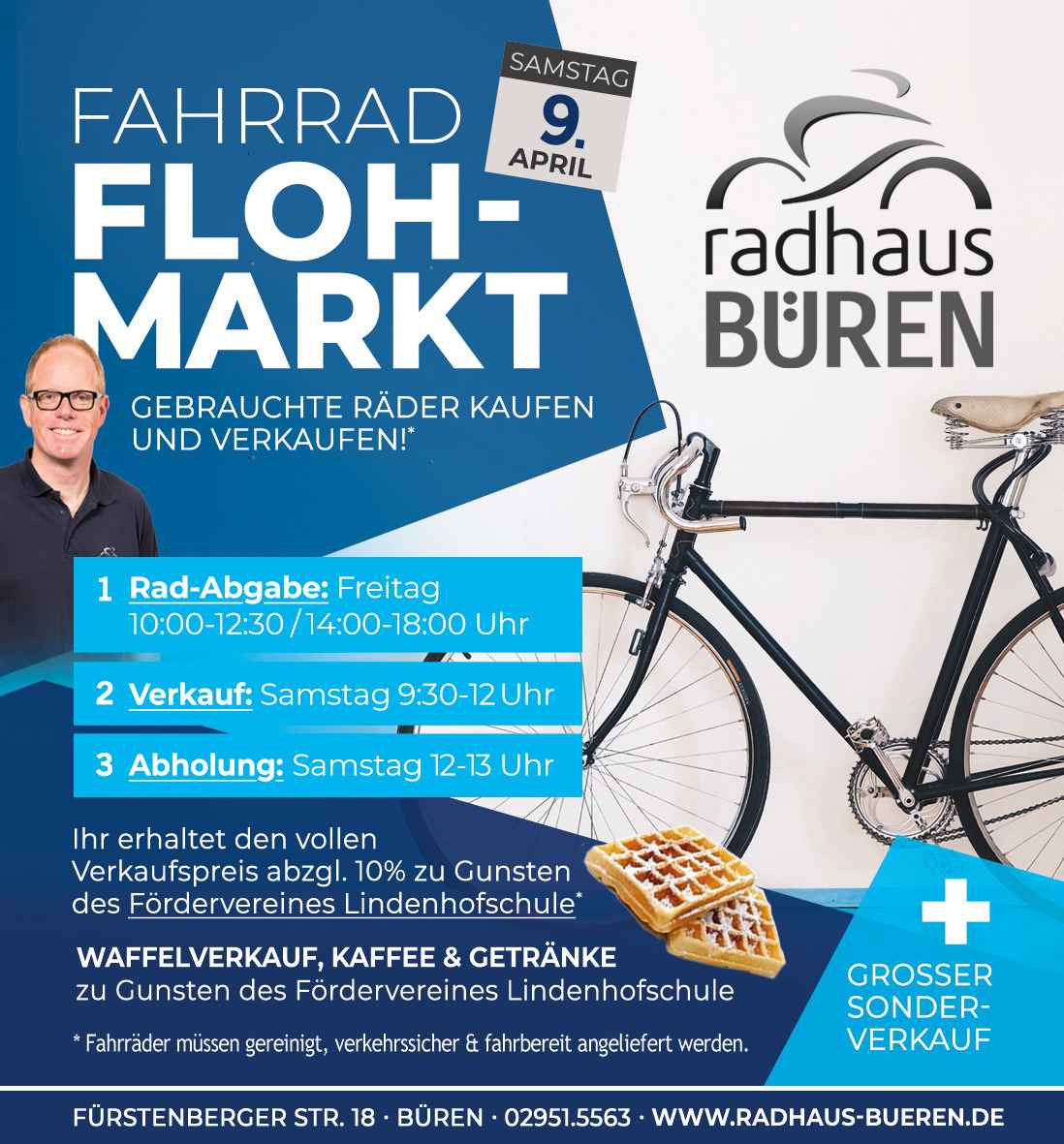 Plakat Fahrradflohmarkt 2022