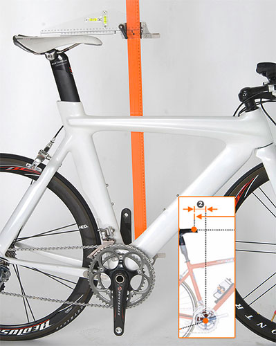 Detail Fahrradvermessung